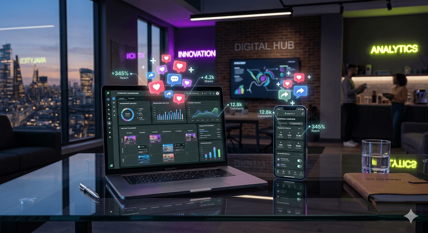 Social media and community management analytics