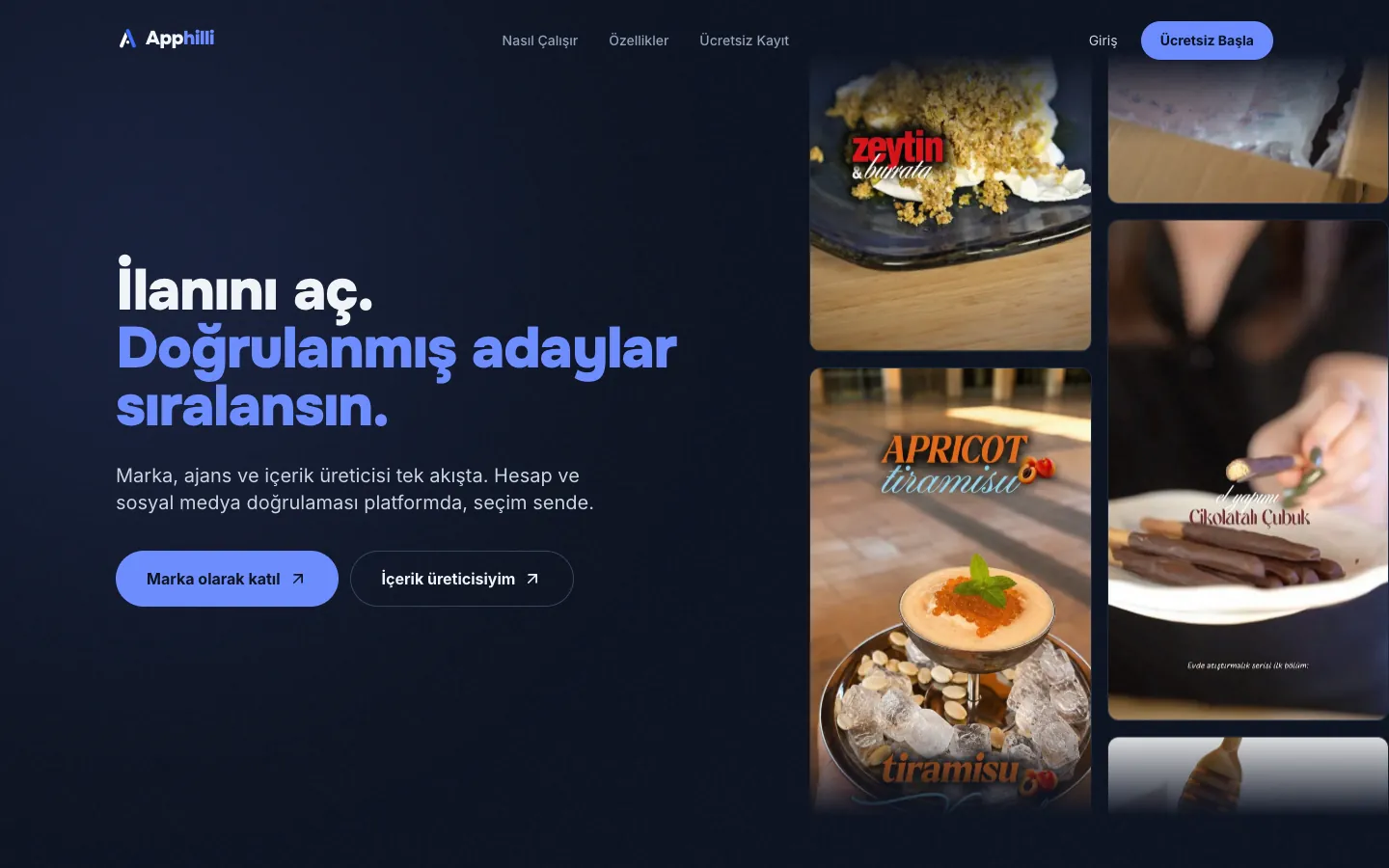 Apphilli web sitesinin canlı ekran görüntüsü