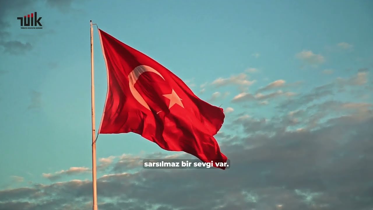 TÜİK 100. yıl tanıtım filminden bir kare